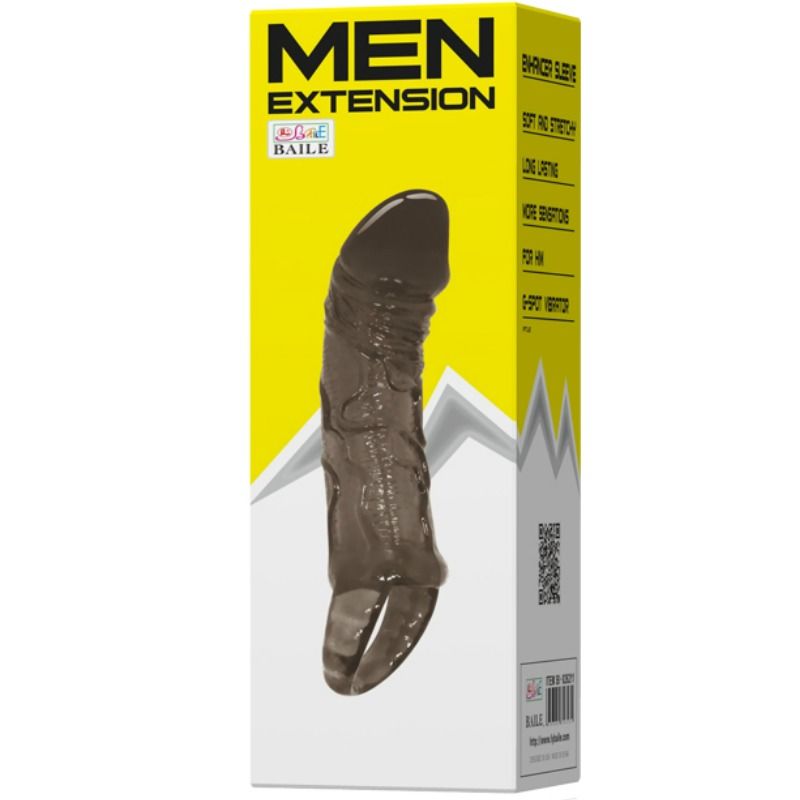 Baile Penis Extension Sheath With Strap For Testicles 11.5 Cm | Niks.fi verkkokauppa