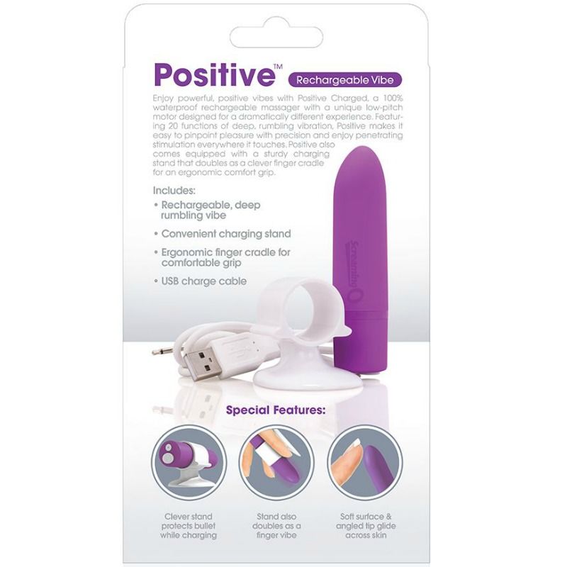 Screaming O Rechargeable Massage Positive Lilac | Niks.fi verkkokauppa