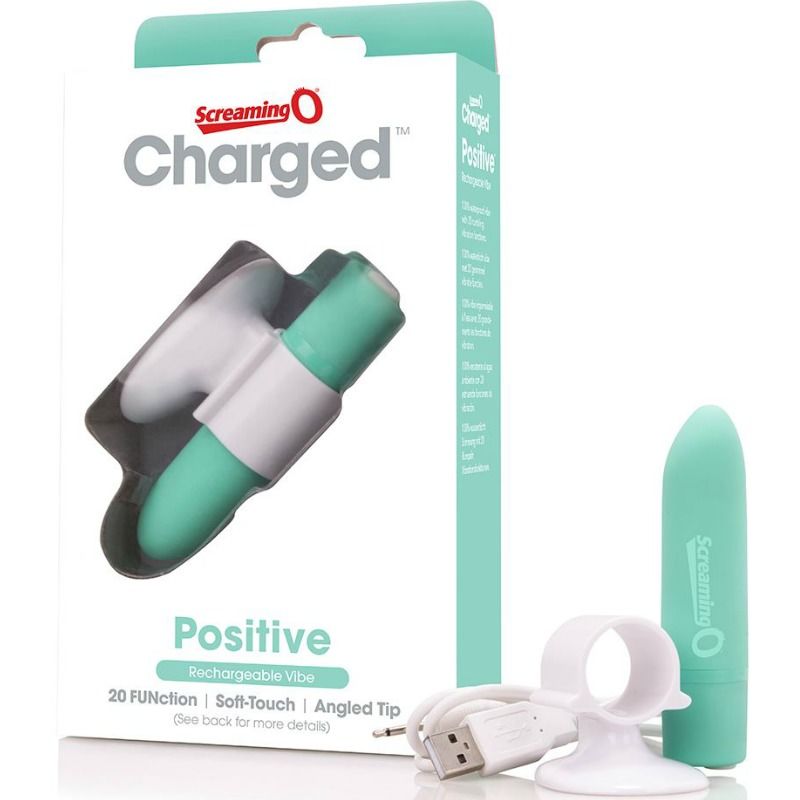 Screaming O Rechargeable Massage Positive Green | Niks.fi verkkokauppa