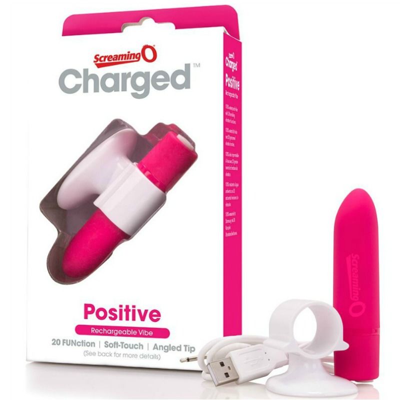 Screaming O Rechargeable Massage Positive Pink | Niks.fi verkkokauppa