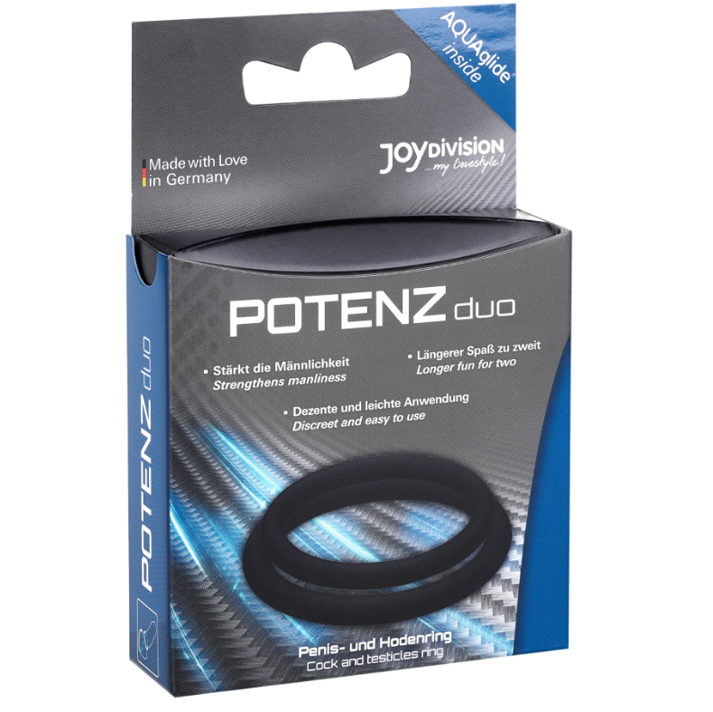 Joydivision Potenzduo Black Rings M | Niks.fi verkkokauppa