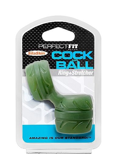Perfect Fit Brand Silaskin Cock & Ball Green | Niks.fi verkkokauppa