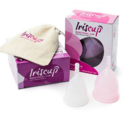 Iriscup Small Pink Month Cup A + Free Sterilizer Bag | Niks.fi verkkokauppa