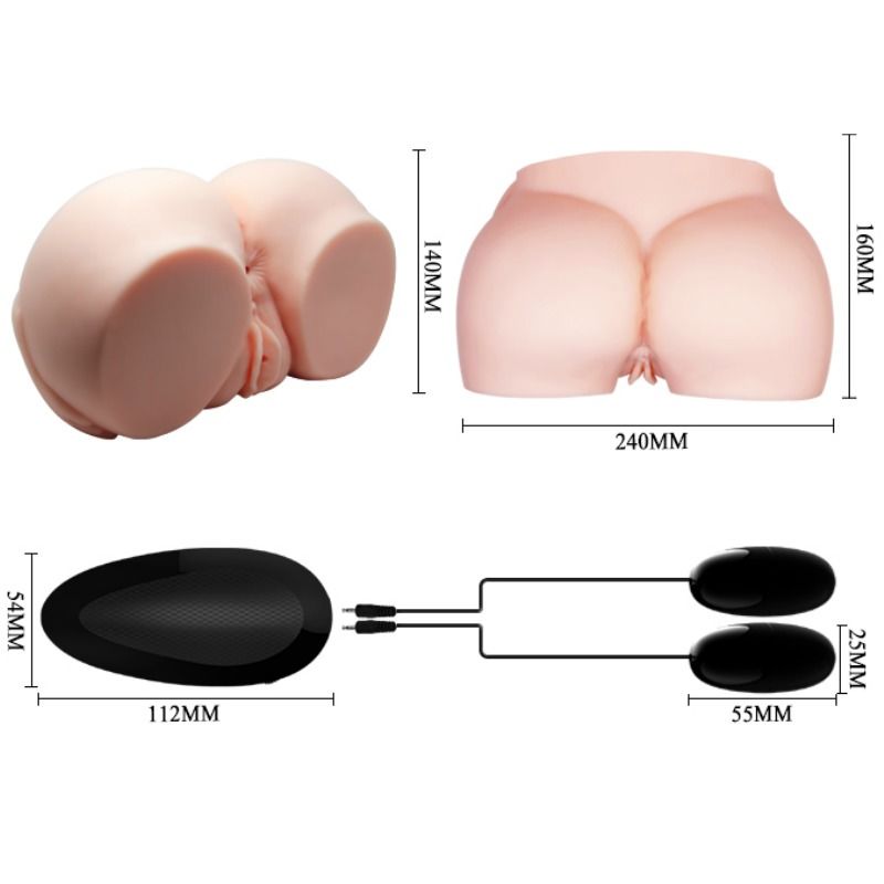 Crazy Bull Realistic Vagina And Anus With Vibration | Niks.fi verkkokauppa