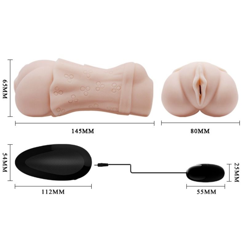 Crazy Bull Water Skin Vagina Masturbador With Vibrating Bullet 2 | Niks.fi verkkokauppa