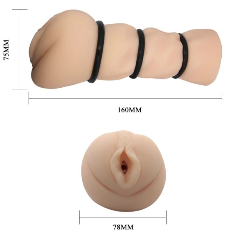 Crazy Bull Vagina Masturbator With Rings | Niks.fi verkkokauppa
