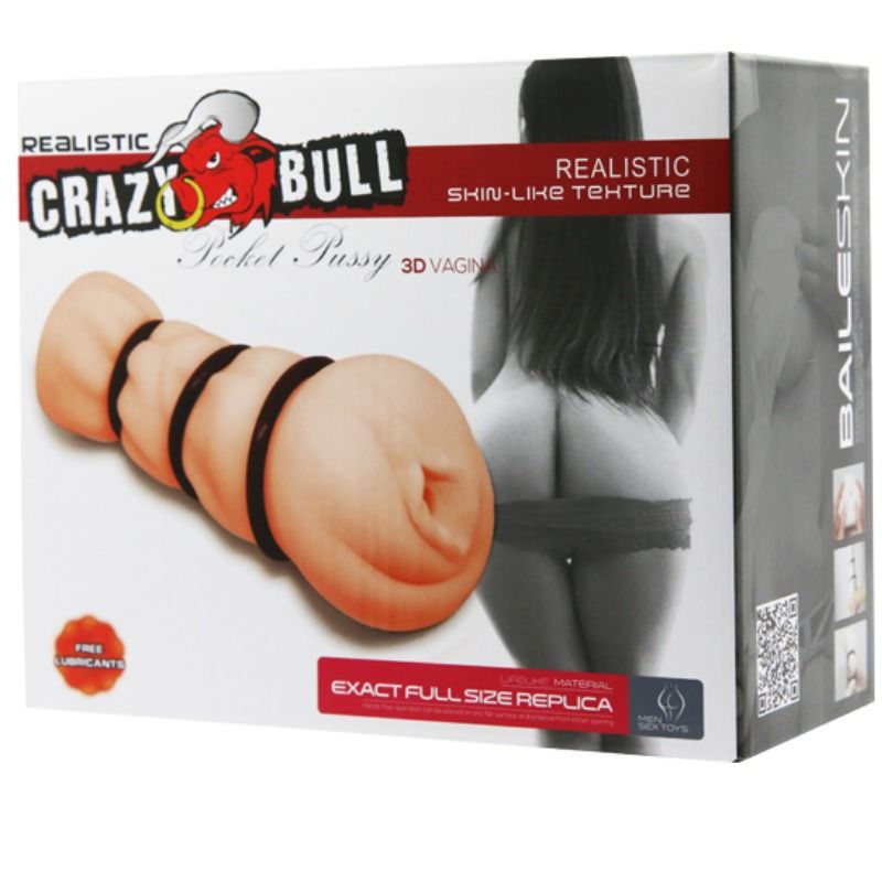 Crazy Bull Vagina Masturbator With Rings | Niks.fi verkkokauppa