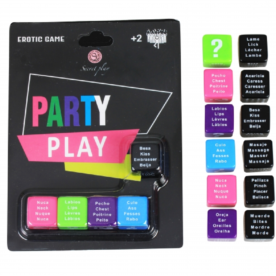 Secretplay Game Party Play 5 Dice (Es/Pt/En/Fr) | Niks.fi verkkokauppa