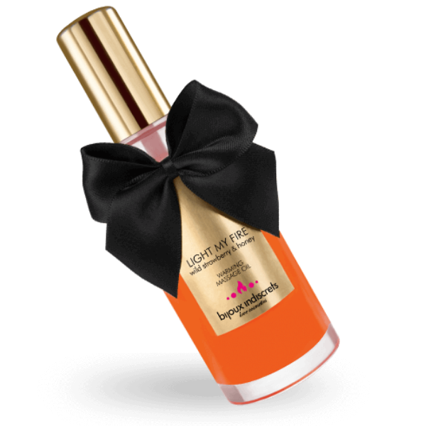 Bijoux Massage Oil Heat Effect Strawberry Aroma | Niks.fi verkkokauppa