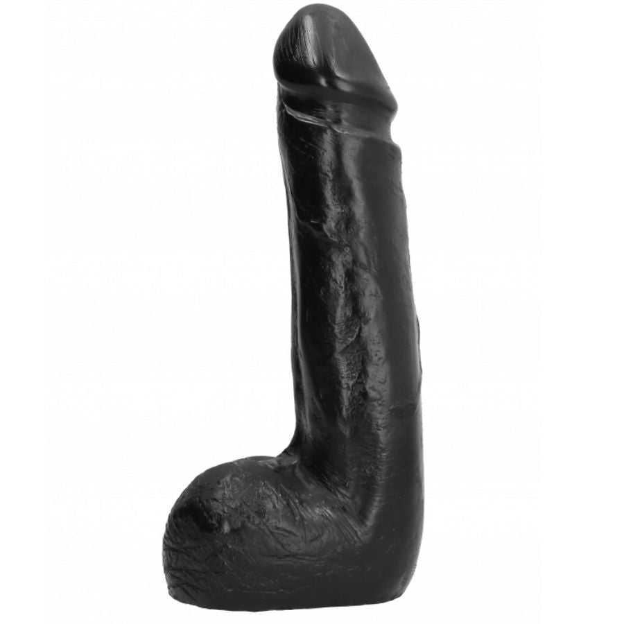 All Black Soft Black Realistic Dildo 20 Cm | Niks.fi verkkokauppa