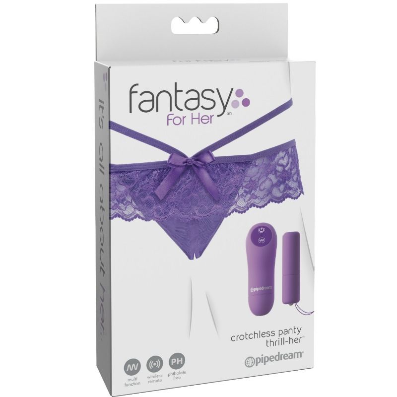 Fantasy For Her Crothless Panty Thrill-Her | Niks.fi verkkokauppa