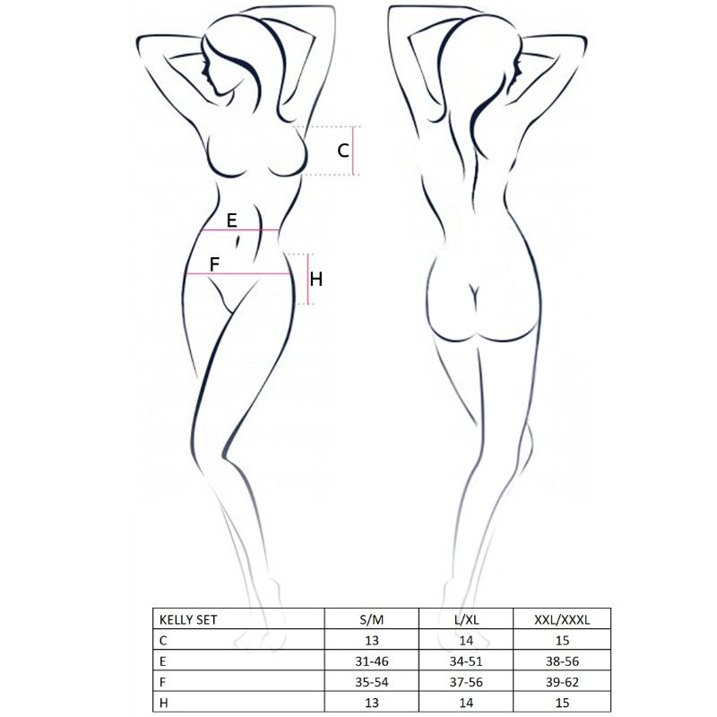 Passion Woman Kelly Set Size S/M | Niks.fi verkkokauppa