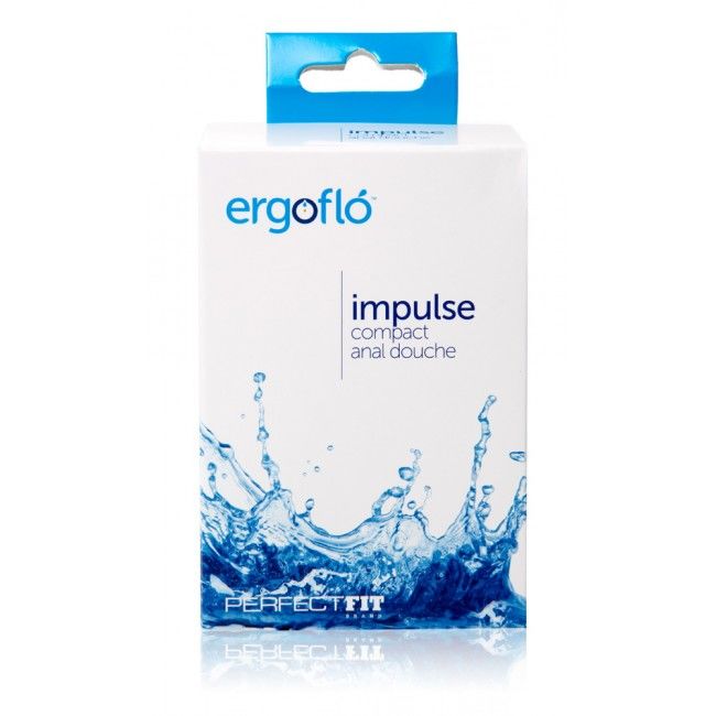 Perfect Fit Brand Ergoflo Impulse Anal Douche Black | Niks.fi verkkokauppa