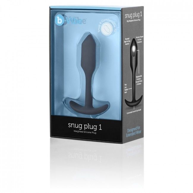B-Vibe Snug Plug 1 Black | Niks.fi verkkokauppa