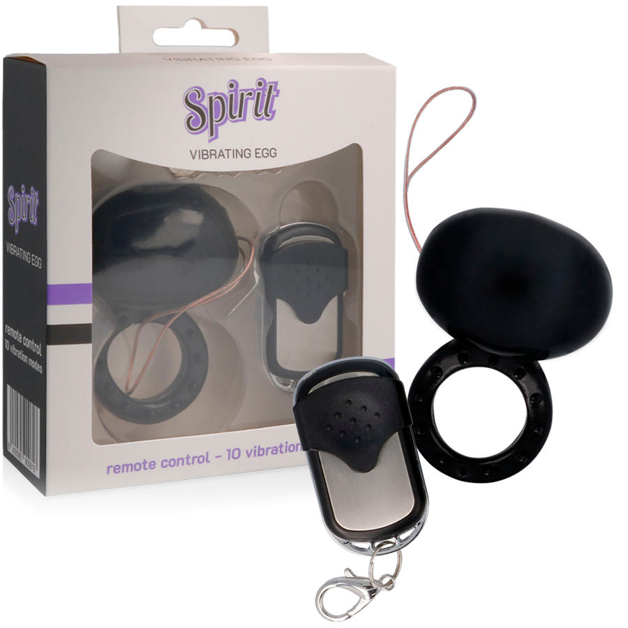 Spirit Vibrating Remote Control Cock Ring Black | Niks.fi verkkokauppa