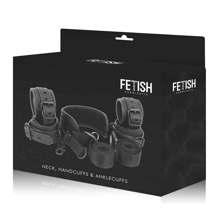 Fetish Submissive Master Position With 4 Noprene-Lined Handcuffs | Niks.fi verkkokauppa