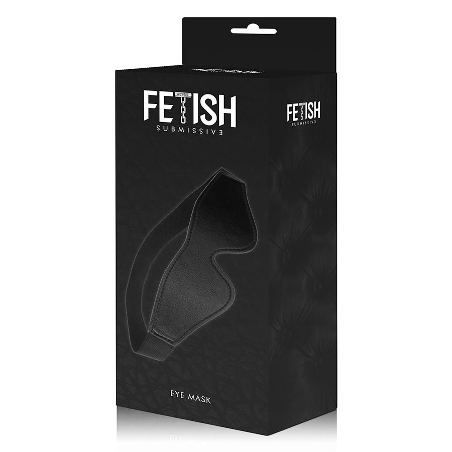 Fetish Submissive Vegan Leather Mask With Noprene Lining | Niks.fi verkkokauppa