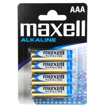 Maxell Battery Aaa 4Pcs | Niks.fi verkkokauppa
