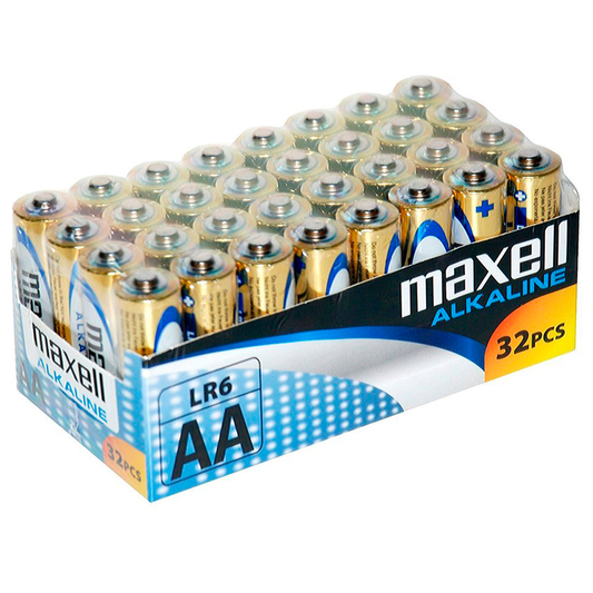 Maxell Battery Alcalina Aa Lr6 Pack*32 Uds | Niks.fi verkkokauppa