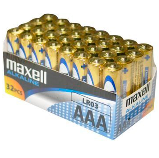 Maxell Battery Aaa Lr03 Pack*32 Uds | Niks.fi verkkokauppa