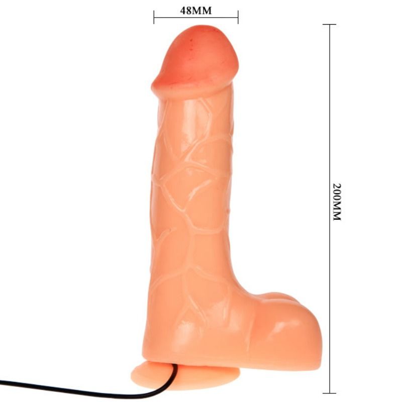 Baile Intrepid Emperor Realistic Dildo Vibrator 20 Cm | Niks.fi verkkokauppa