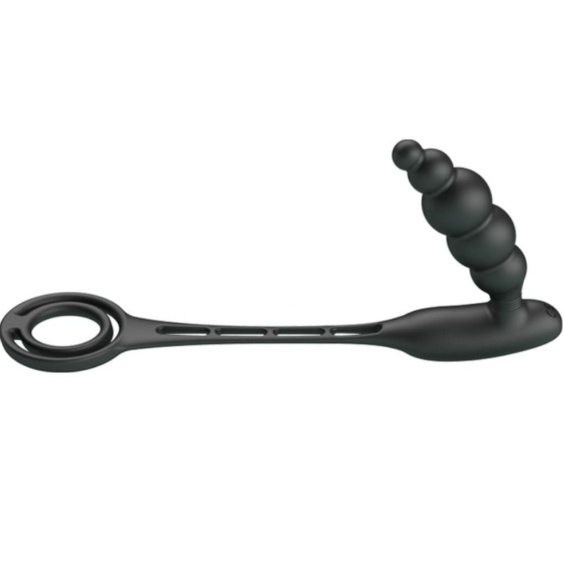 Pretty Love Penis Rings With Vibrator Plug | Niks.fi verkkokauppa