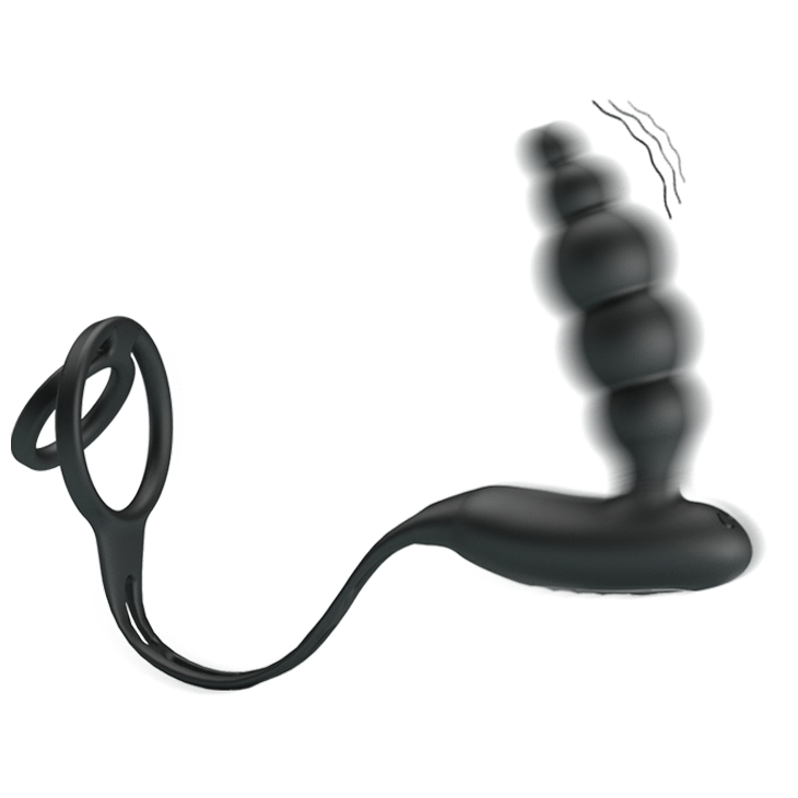 Pretty Love Penis Rings With Vibrator Plug | Niks.fi verkkokauppa