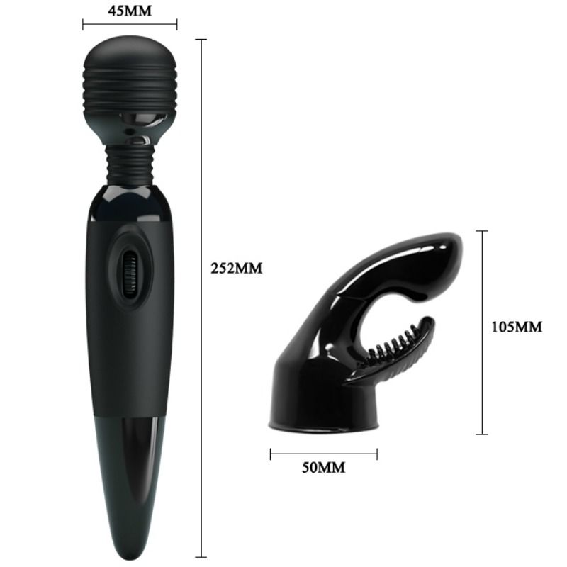 Baile Sensual Massager With Interchangeable Head | Niks.fi verkkokauppa