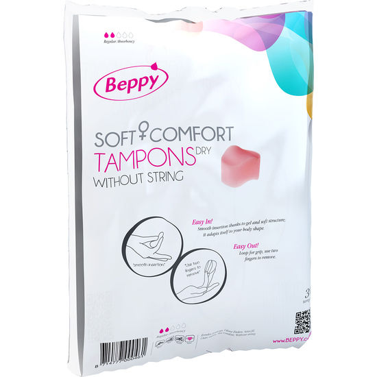 Beppy Soft-Comfort Tampons Dry 30 Units | Niks.fi verkkokauppa