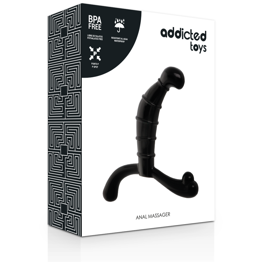 Addicted Toys Prostate Anal Pleasure Black | Niks.fi verkkokauppa