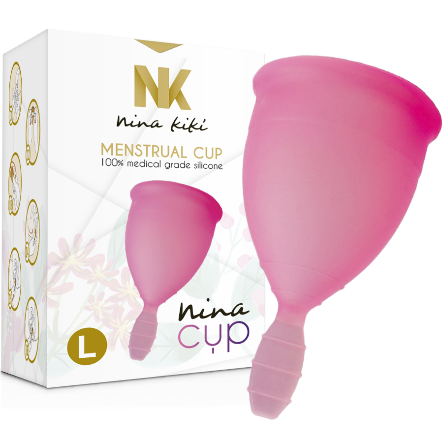 Nina Kikќ Menstrual Cup Pink Size L | Niks.fi verkkokauppa