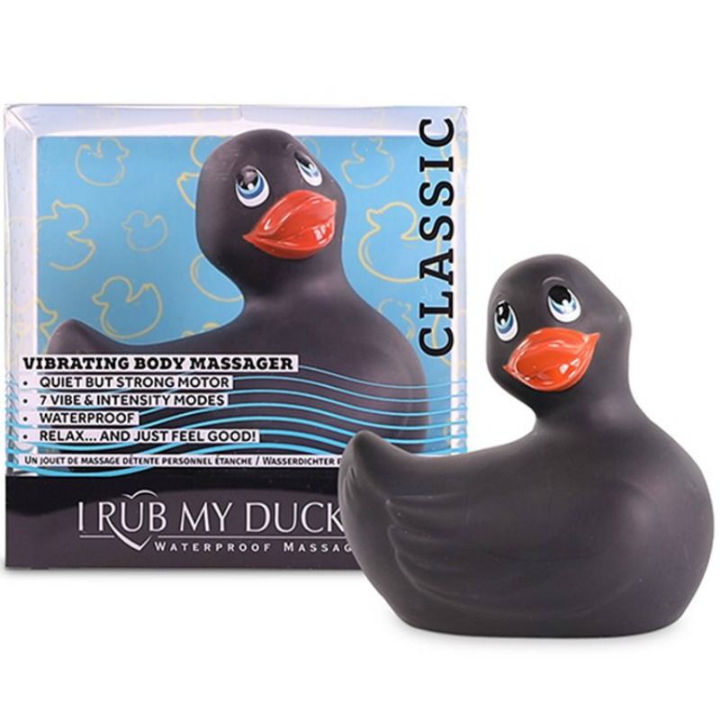 Big Tease Toys I Rub My Duckie Classic Vibrating Duck Black | Niks.fi verkkokauppa