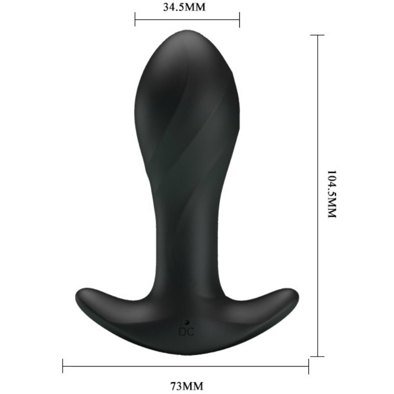 Pretty Love Black Anal Vibrator | Niks.fi verkkokauppa