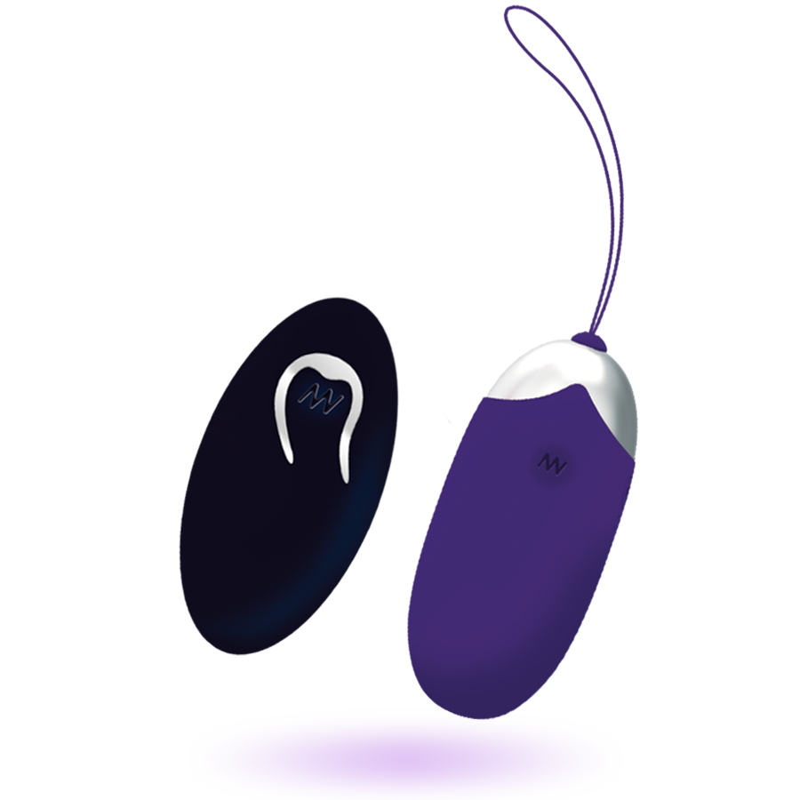 Intense Flippy Ii Vibrating Egg With Remote Control Purple | Niks.fi verkkokauppa