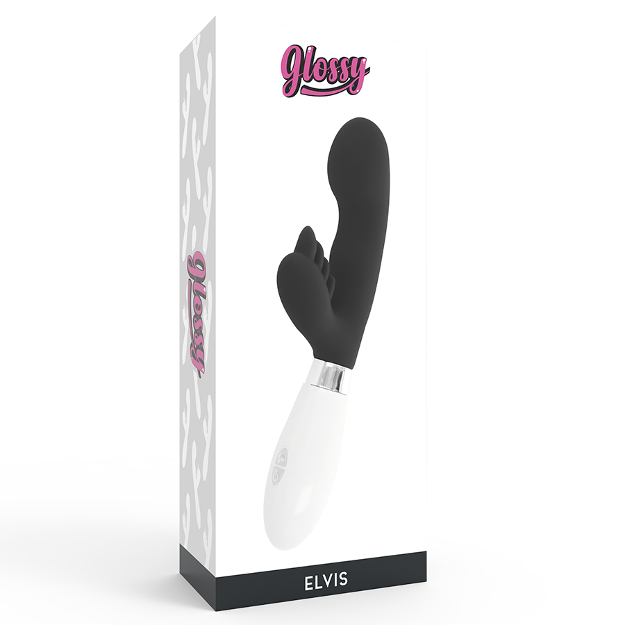 Elvis Rabbit vibraattori Musta | Niks.fi verkkokauppa