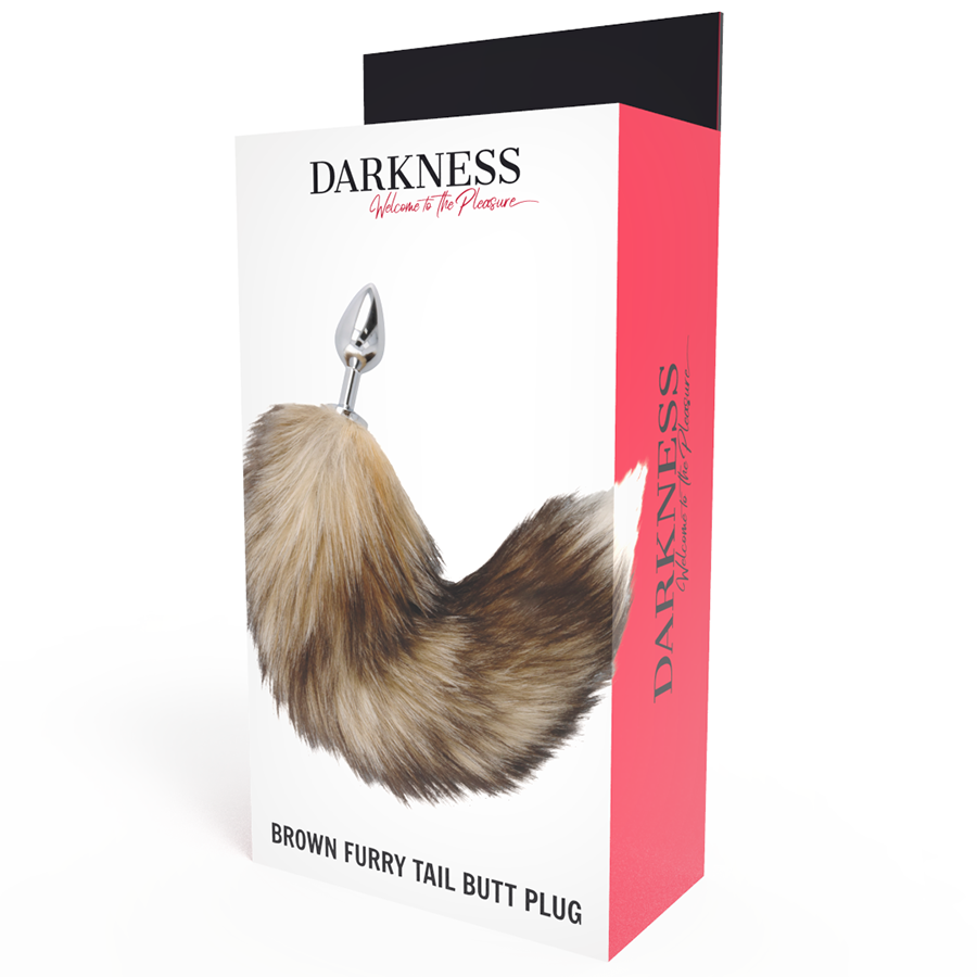 Darkness Tail Butt Plug Silver | Niks.fi verkkokauppa