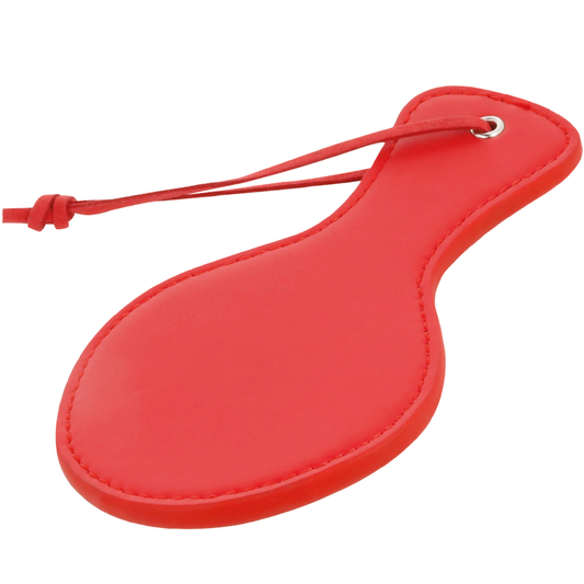 Darkness Red Rounded Fetish Paddle | Niks.fi verkkokauppa