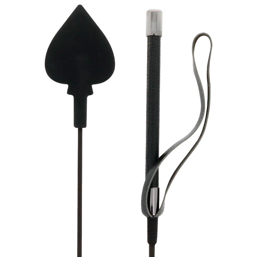 Darkness Black Silicone Whip 60Cm | Niks.fi verkkokauppa