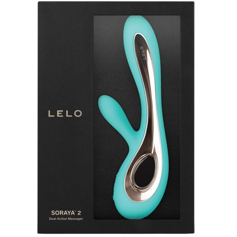 Lelo Soraya 2 Rabbit Aqua Green Vibrator | Niks.fi verkkokauppa