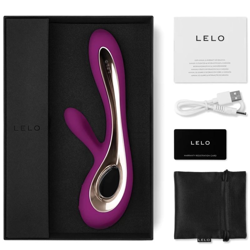 Lelo Soraya 2 Rabbit Purple Vibrator | Niks.fi verkkokauppa
