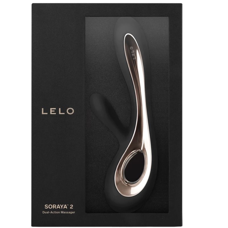 Lelo Soraya 2 Black Rabbit Vibrator | Niks.fi verkkokauppa