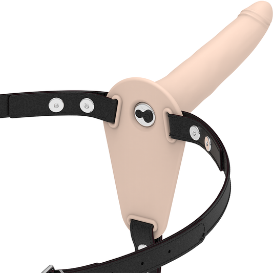 Fetish Submissive Harness Flesh Silicone Vibrator 15 Cm | Niks.fi verkkokauppa