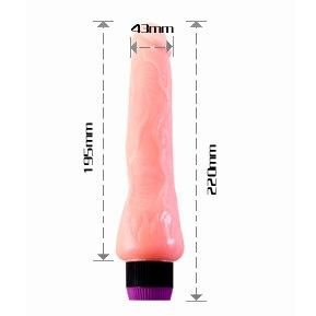 Nmc Toys Realistic Vibrator 19.5 Cm | Niks.fi verkkokauppa