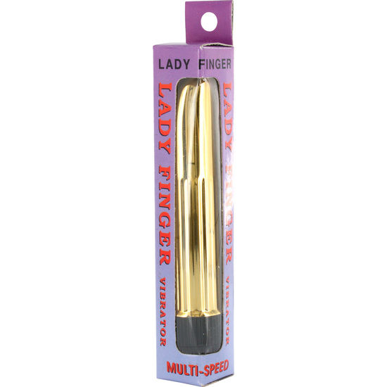 Seven Creations Ladyfinger Minivibrator Gold | Niks.fi verkkokauppa
