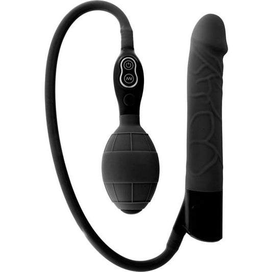 Seven Creations Black Inflatable Vibrator | Niks.fi verkkokauppa