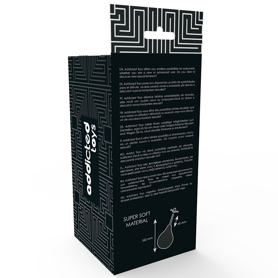 Adiccted Toys Anal Douche Black | Niks.fi verkkokauppa