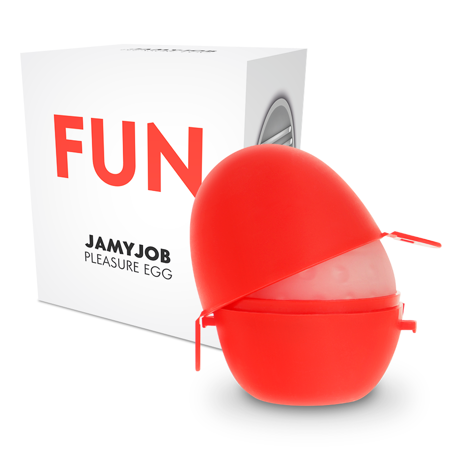 Jamyjob Egg Masturbator Red Edition Discrett | Niks.fi verkkokauppa