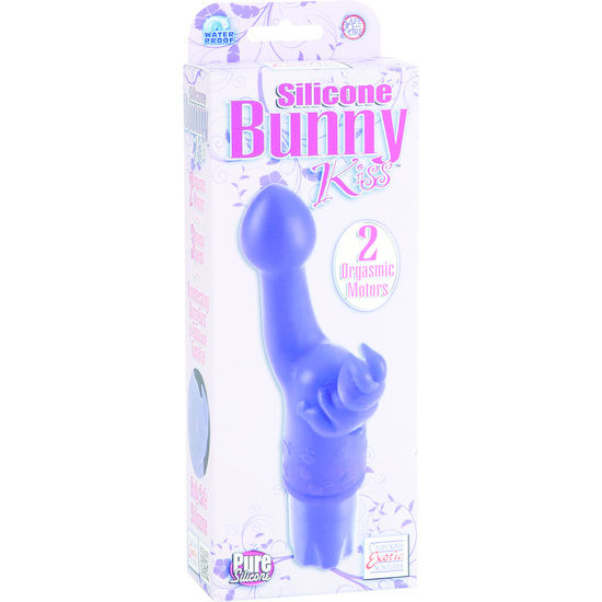 Kiss Silikoni Bunny Vibraattori Purppura | Niks.fi verkkokauppa