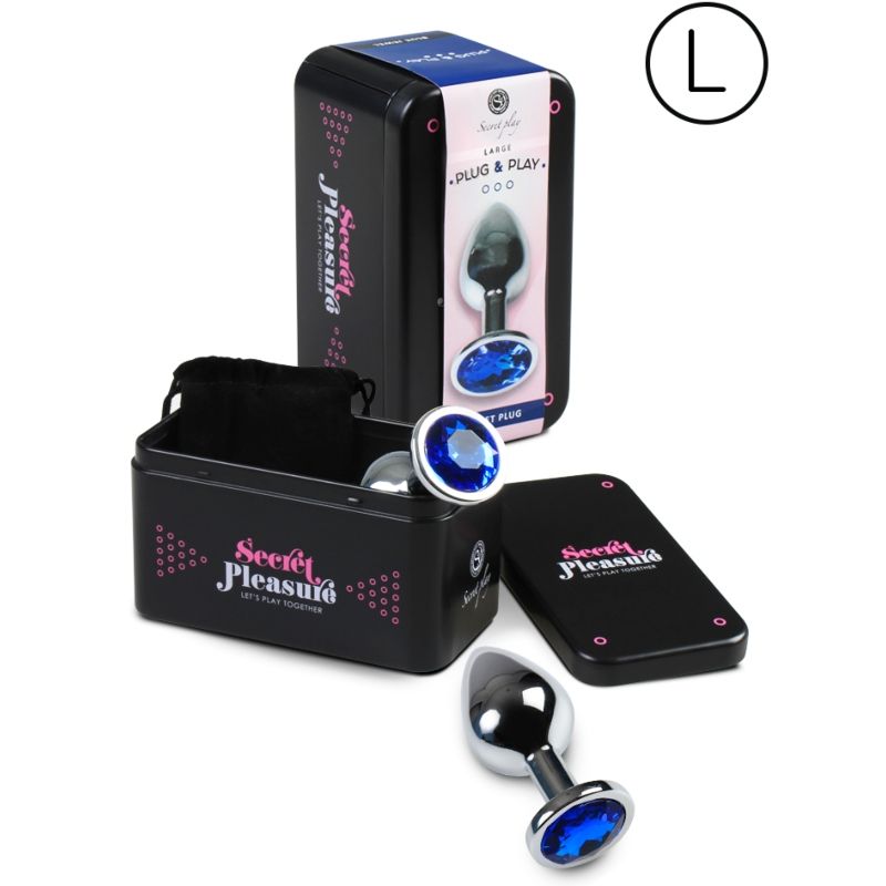 Secretplay Anal Plug Size L Blue | Niks.fi verkkokauppa