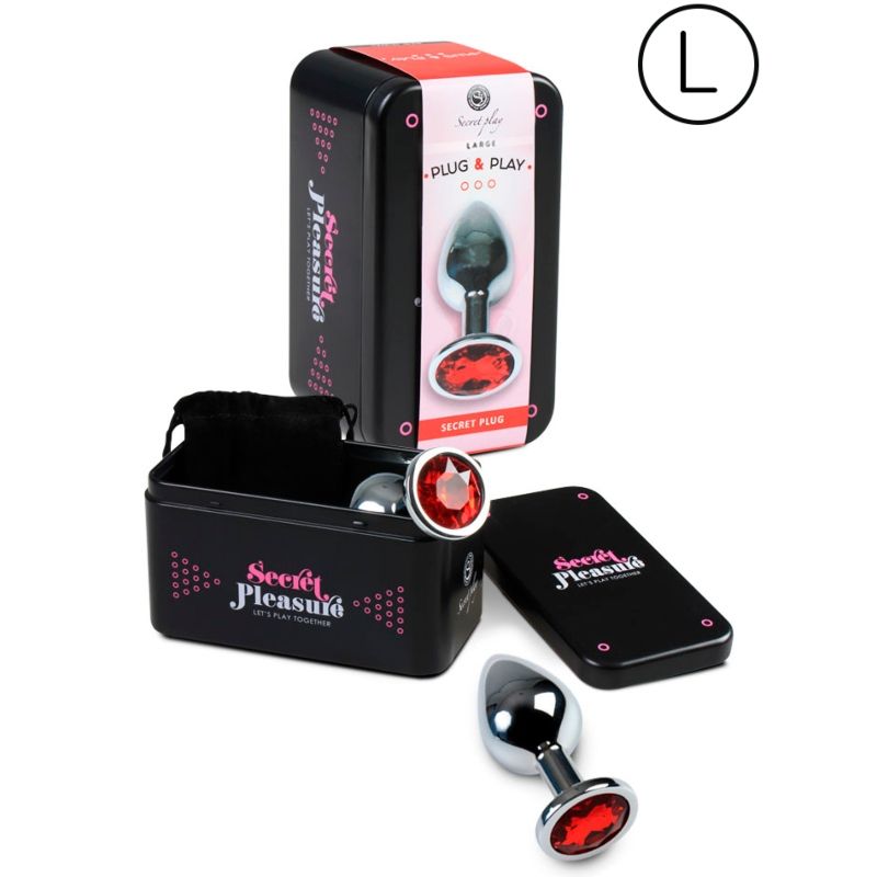 Secretplay Anal Plug Size L Red | Niks.fi verkkokauppa